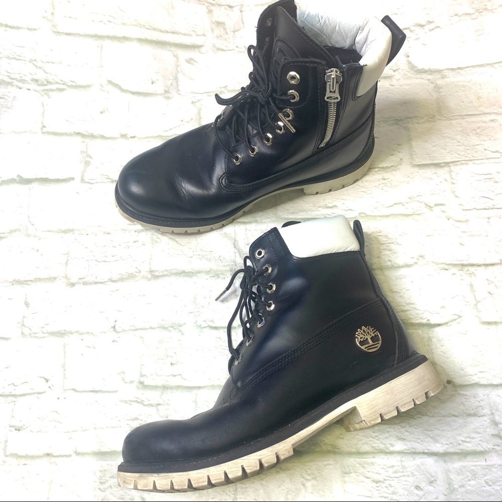 Timberland x Stussy colab leather boots